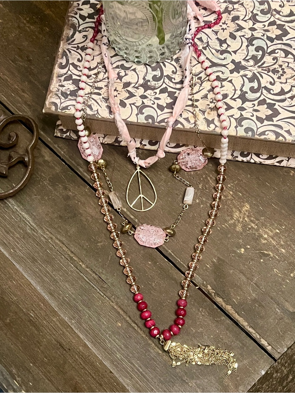 Peace of Heart - Set of 3 layering necklaces